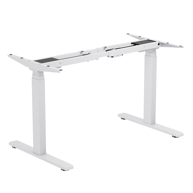 2direct Elektrisch verstellbares Schreibtischgestell 2 Motoren 620–1280 mm