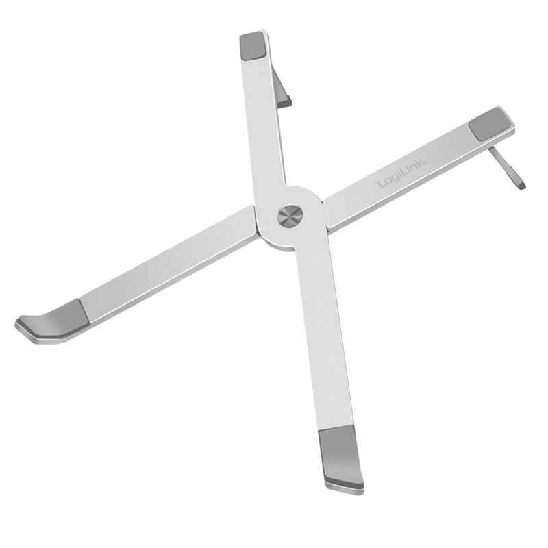 2direct Faltbarer Laptop-/Tablethalter 10–16" max. 20 kg Aluminium