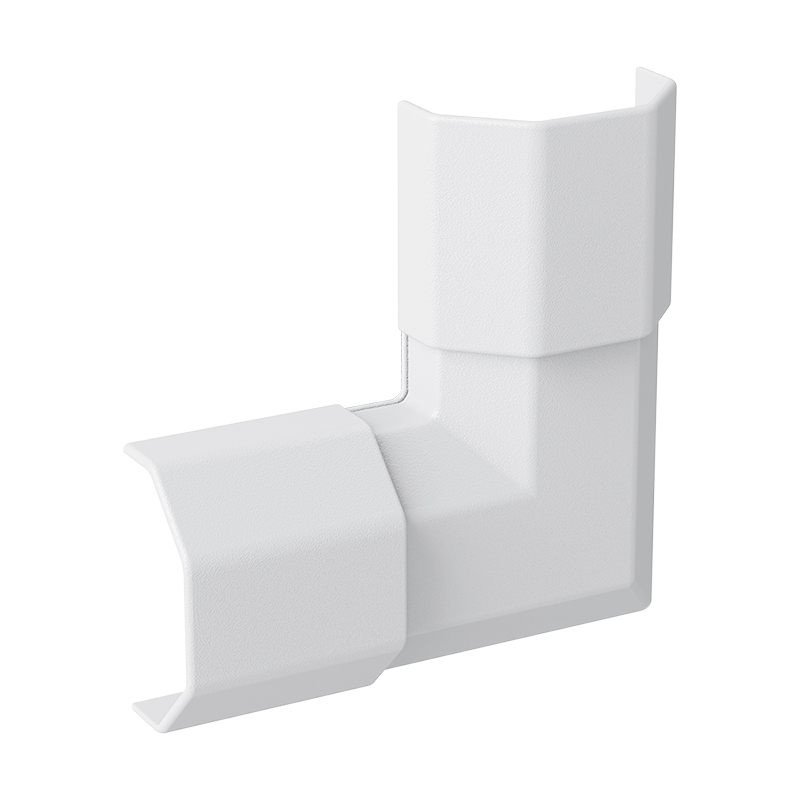 2direct Kabelkanal-Gelenk 90° ABS 33x33x18mm Weiß