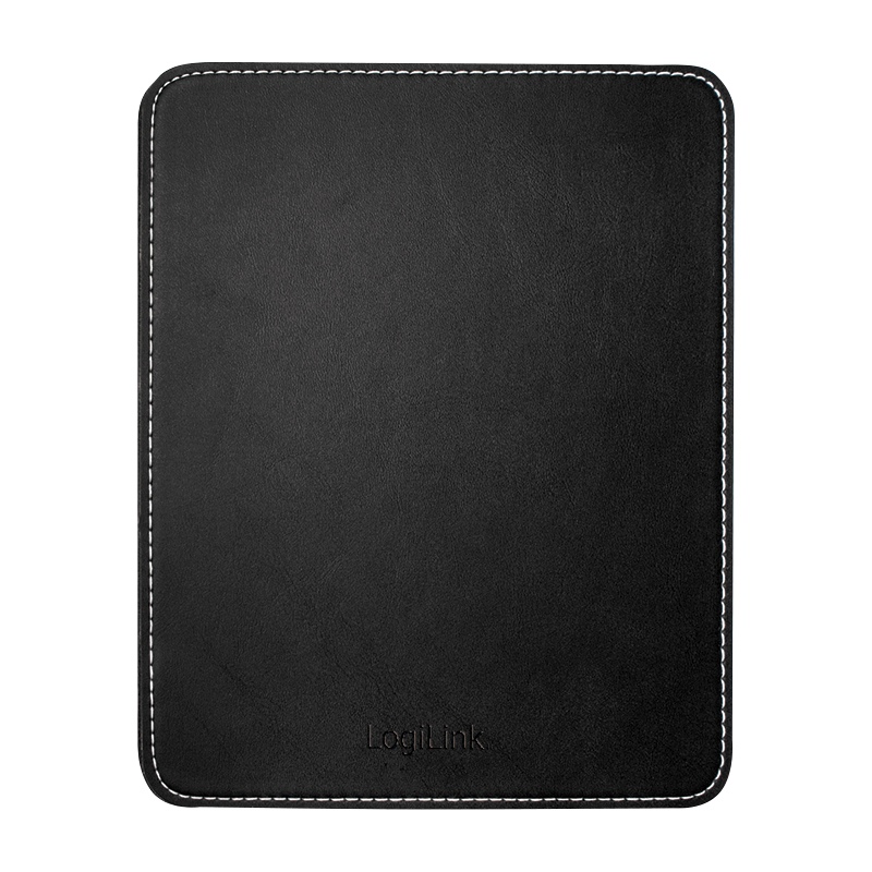 2direct Leder-Mauspad 18x22x0,3 cm ideal für optische & Lasermäuse Schwarz