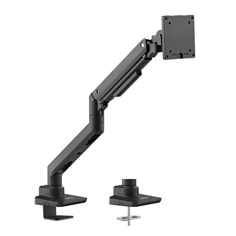 2direct Monitorhalterung 17–49" Gasdruckfeder Flat & Curved Screens Aluminium
