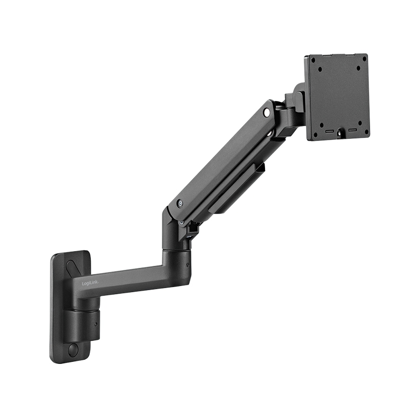 2direct Monitorhalterung 17–49" Wandbefestigung Gasdruckfeder Flat & Curved Screens Aluminium