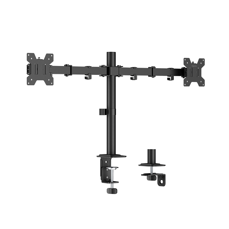 2direct Monitorhalterung 2-fach 17–32" 10 kg pro Arm Armlänge je 376 mm schwarz