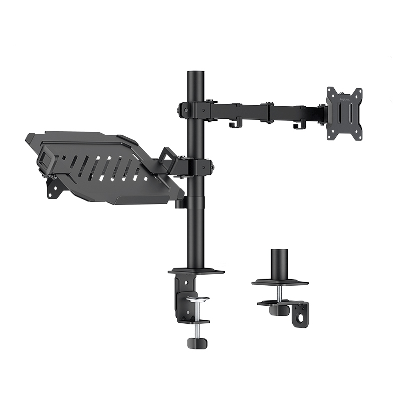 2direct Monitorhalterung 2-fach 17–32"-Monitore (10 kg) 12-17" Notebooks/Tablets (9 kg)