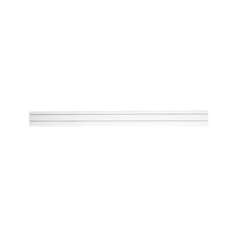 2direct Organisationsschiene bis 40 kg 120 cm Schreibtisch-/Wandmontage Aluminium Mattweiß