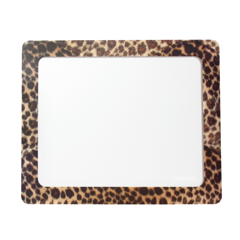 2direct Personalisierbares Mauspad via Fotoeinschub 23x19x0,12 cm Leopardenmuster