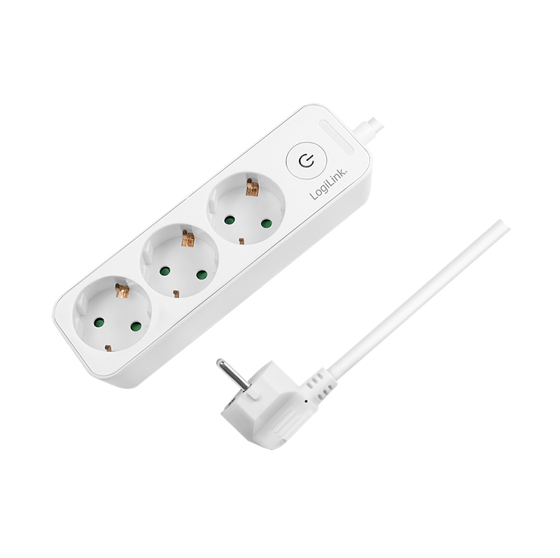 2direct Steckdosenleiste 3-fach + Schalter 3x CEE 7/3 1,5 m weiß
