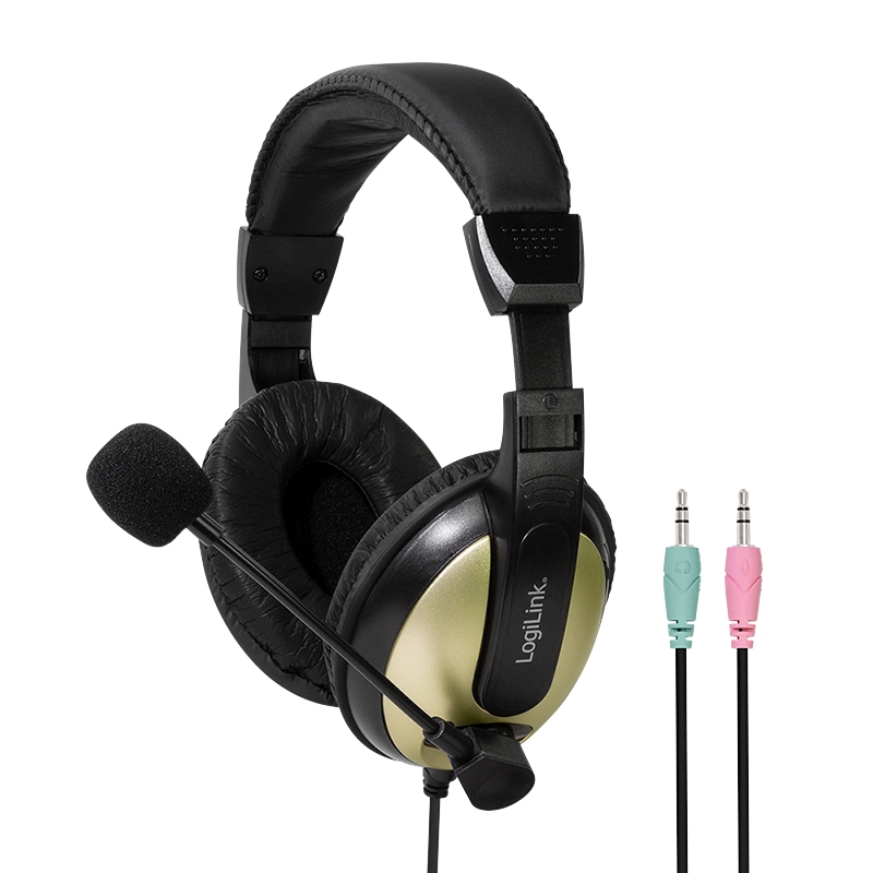 2direct Stereo-Headset 2x 3,5-mm-Klinkenstecker hoher Tragekomfort