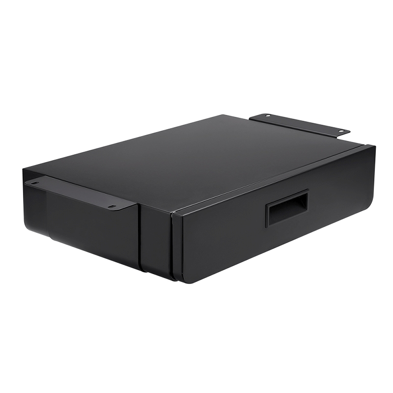 2direct Unterbau-Schreibtischschublade bis 5 kg Untertischmontage Schwarz