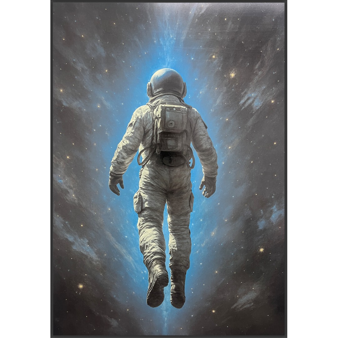 LED-Wandbild Astronaut als Wandgestaltung