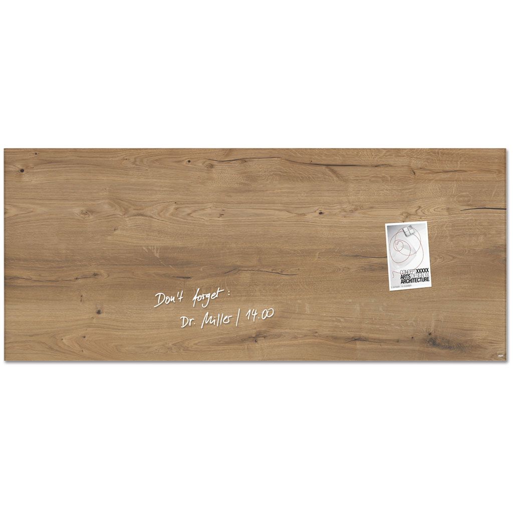 Moderne Wandgestaltung mit der Glas-Magnettafel Artverum