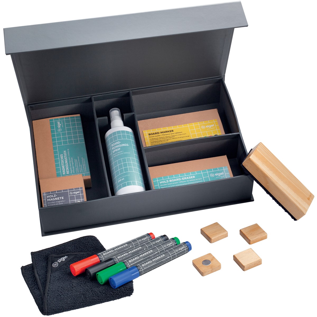 Sigel Starter-Set White-/Glas-Magnetboards