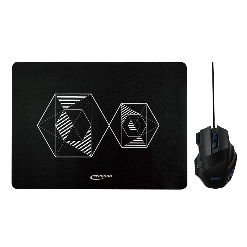 2direct Gaming Combo Set aus Maus und Mauspad 35x25x0,2cm