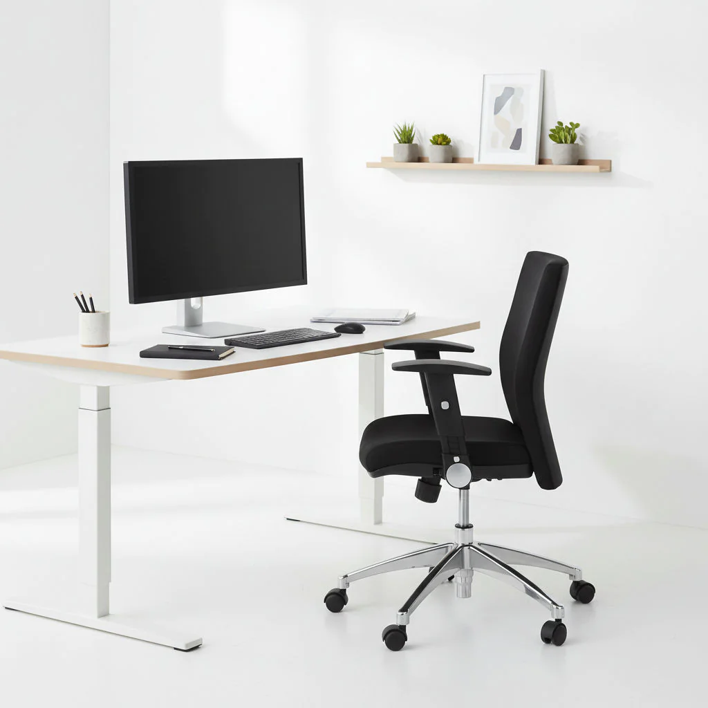 LAGUNA PRO Profi Bürostuhl in Schwarz mit ergonomischer Form