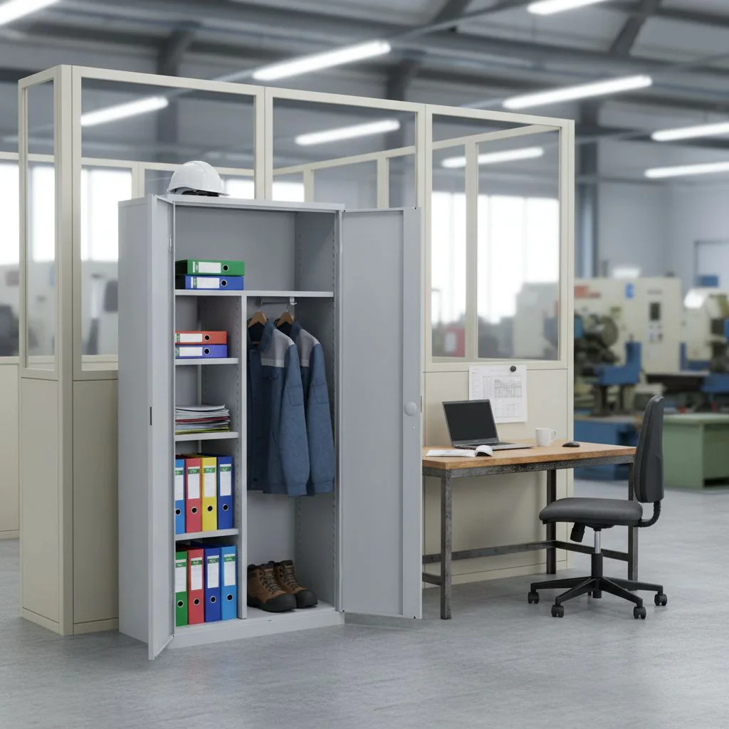 Akten-Kleiderschrank 92 x 42cm 2-türig K: 7035 T: 7035 von Ceha - Produktbild 2 von 4