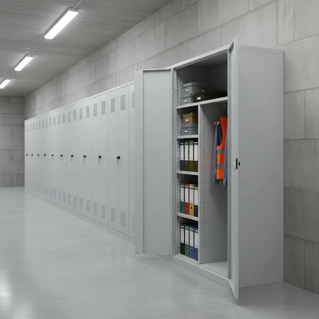 Akten-Kleiderschrank 92 x 42cm 2-türig K: 7035 T: 7035 von Ceha - Produktbild 1 von 4