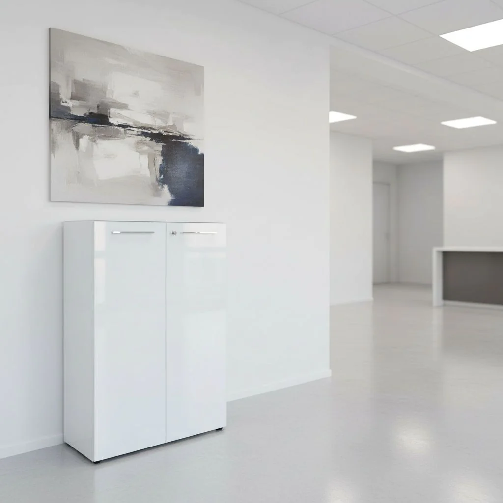 Aktenschrank 4202 Monteria - Weiß von BME home - Produktbild 4 von 4