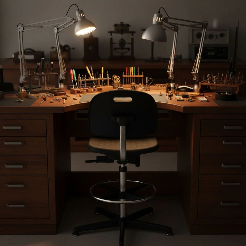Arbeitsstuhl Tec basic 1906 CFR PU von Dauphin Industry - Produktbild 5 von 5