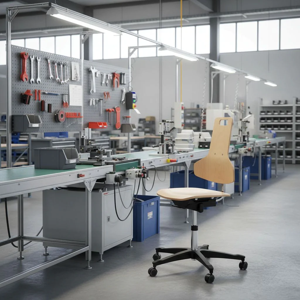 Arbeitsstuhl Tec profile 1901 von Dauphin Industry - Produktbild 1 von 5