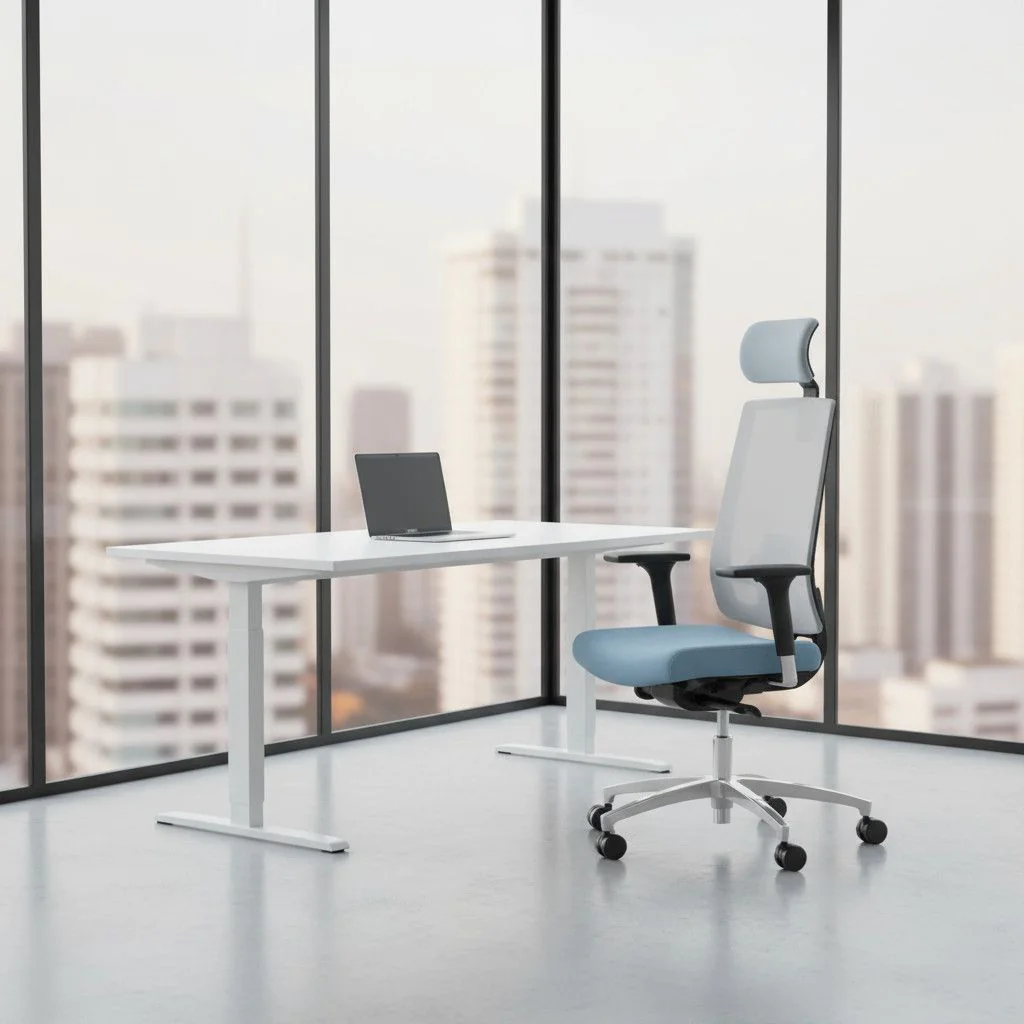 Bürostuhl indeed mesh 7058 von Dauphin - Produktbild 2 von 9