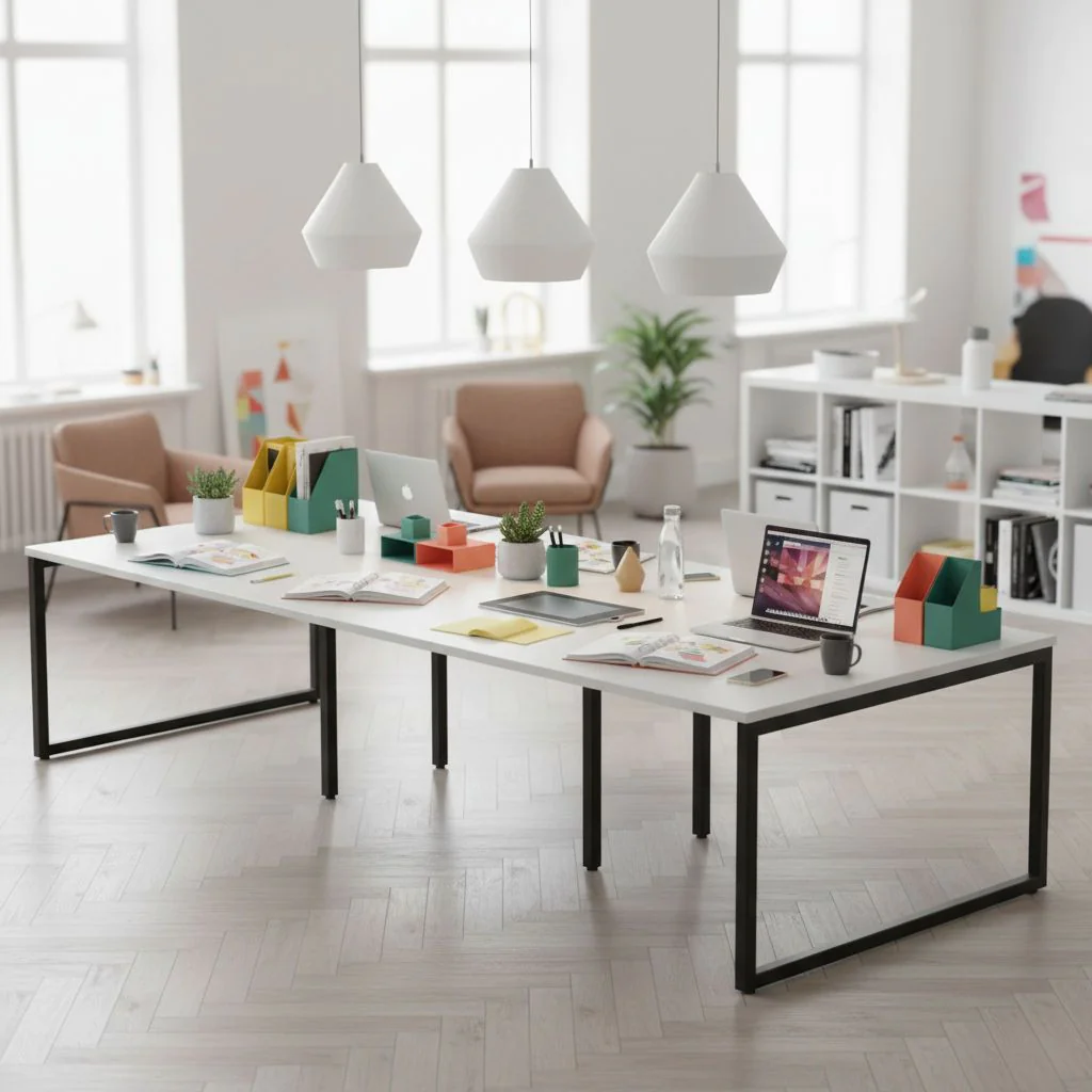 Schreibtisch bSpace Workbench 6er O Fuß von Nowy Styl - Produktbild 2 von 4