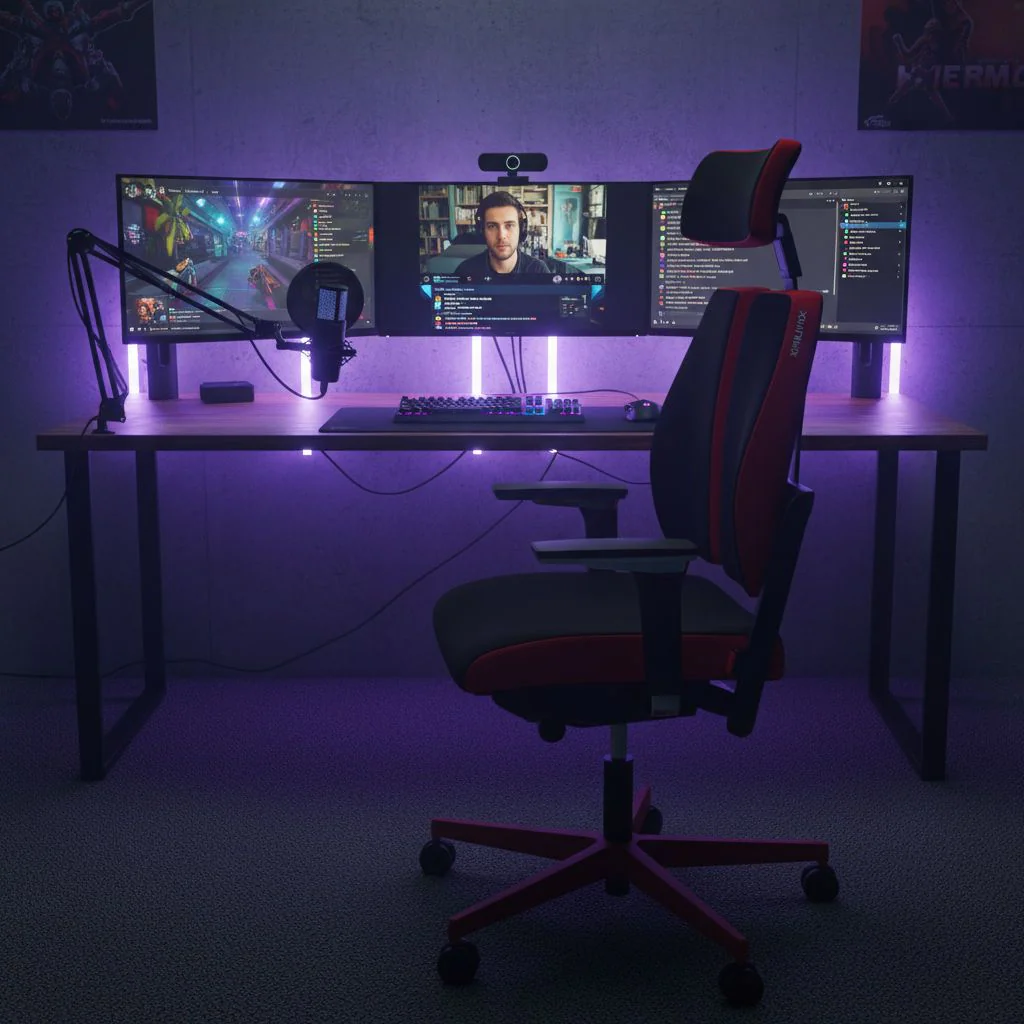 Gamingstuhl XiliumG red edition von Nowy Styl - Produktbild 4 von 5
