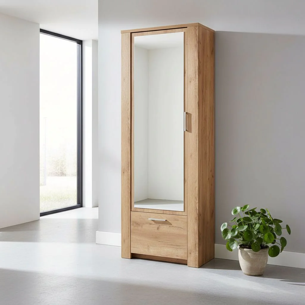 Garderobenschrank 3959 Castera - Navarra-Eiche von BME home - Produktbild 2 von 4