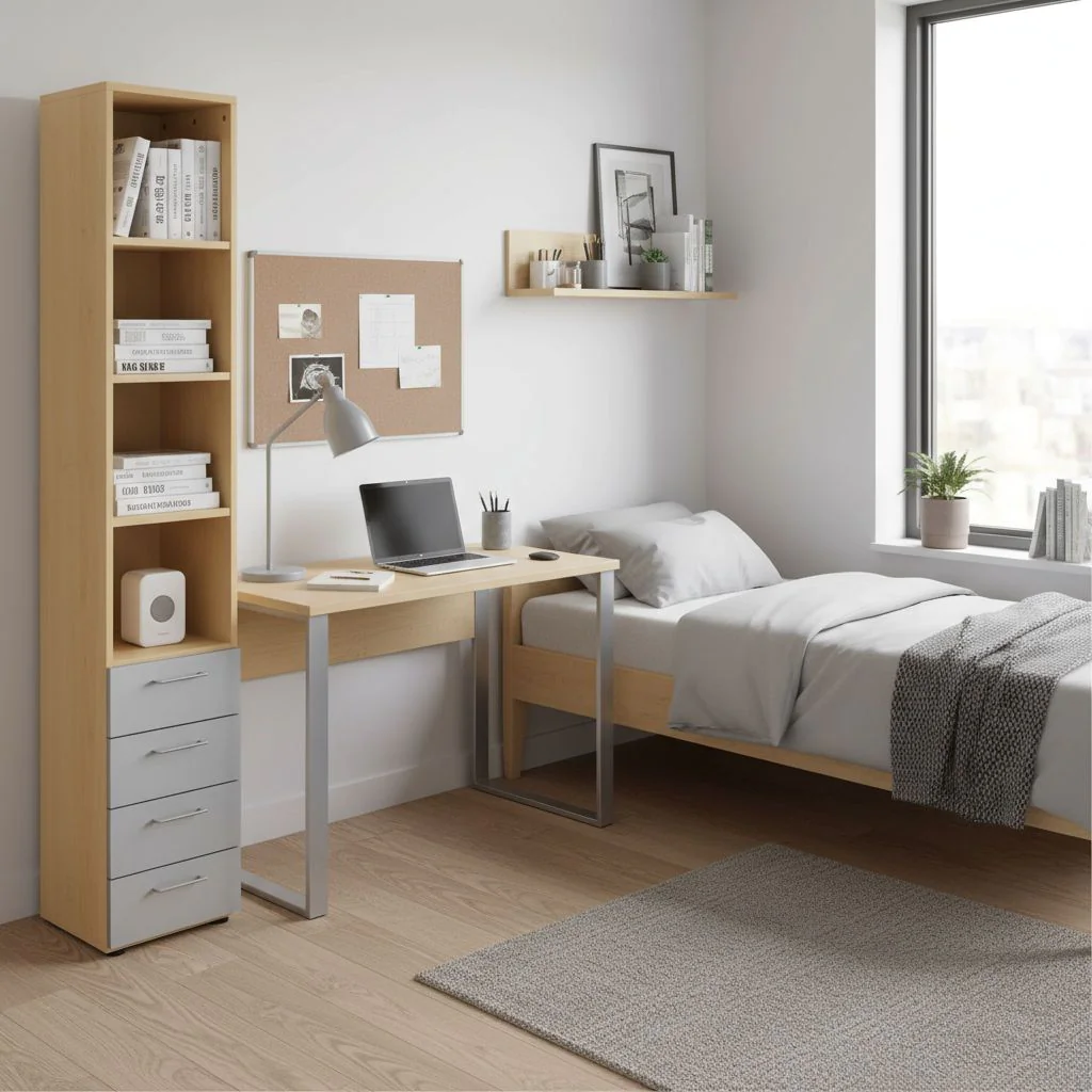 Kombischrank Advanced 9 S4 6 OH Metallgriff mit Schubladen von Hammerbacher - Produktbild 2 von 14
