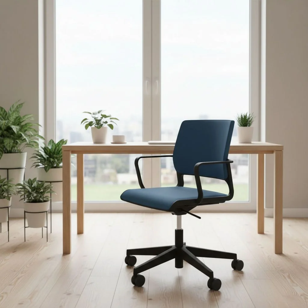 Konferenzstuhl Xilium AL Polster - NST-XILIUM-CONFERENCE-SWIVEL-CHAIR-A-UPH
