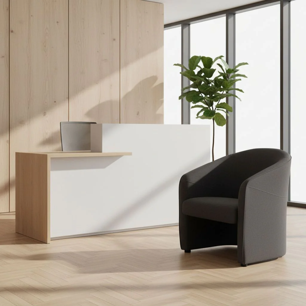 Loungesessel Club Sessel SAN JUAN Stoff dunkelgrau von HJH - Produktbild 4 von 6