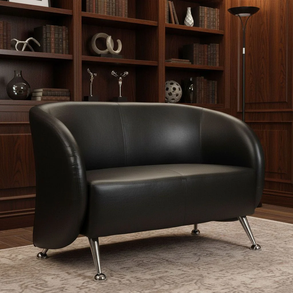 Loungesofa Clubsofa ST. LUCIA Kunstleder 2-Sitzer von HJH - Produktbild 5 von 6