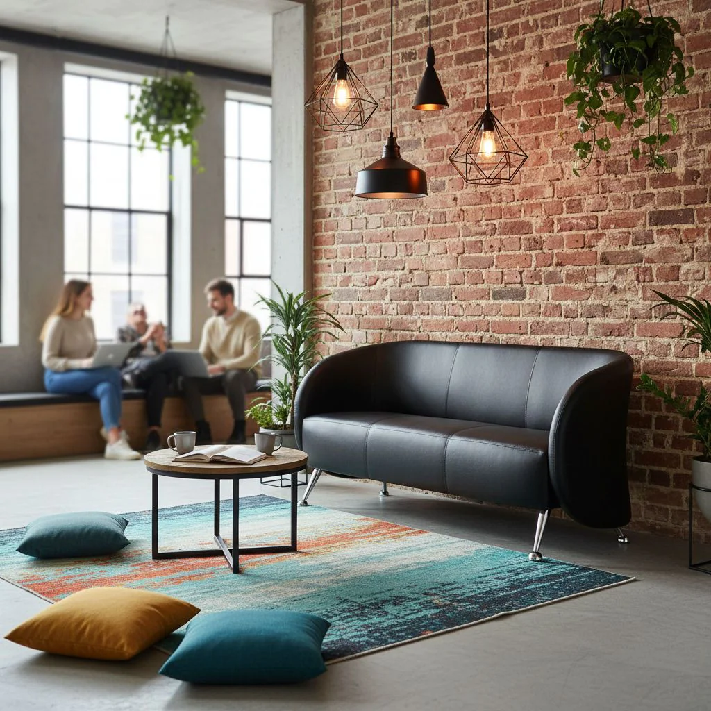 Loungesofa Clubsofa ST. LUCIA Kunstleder 3-Sitzer - HJH-ST-LUCIA-3