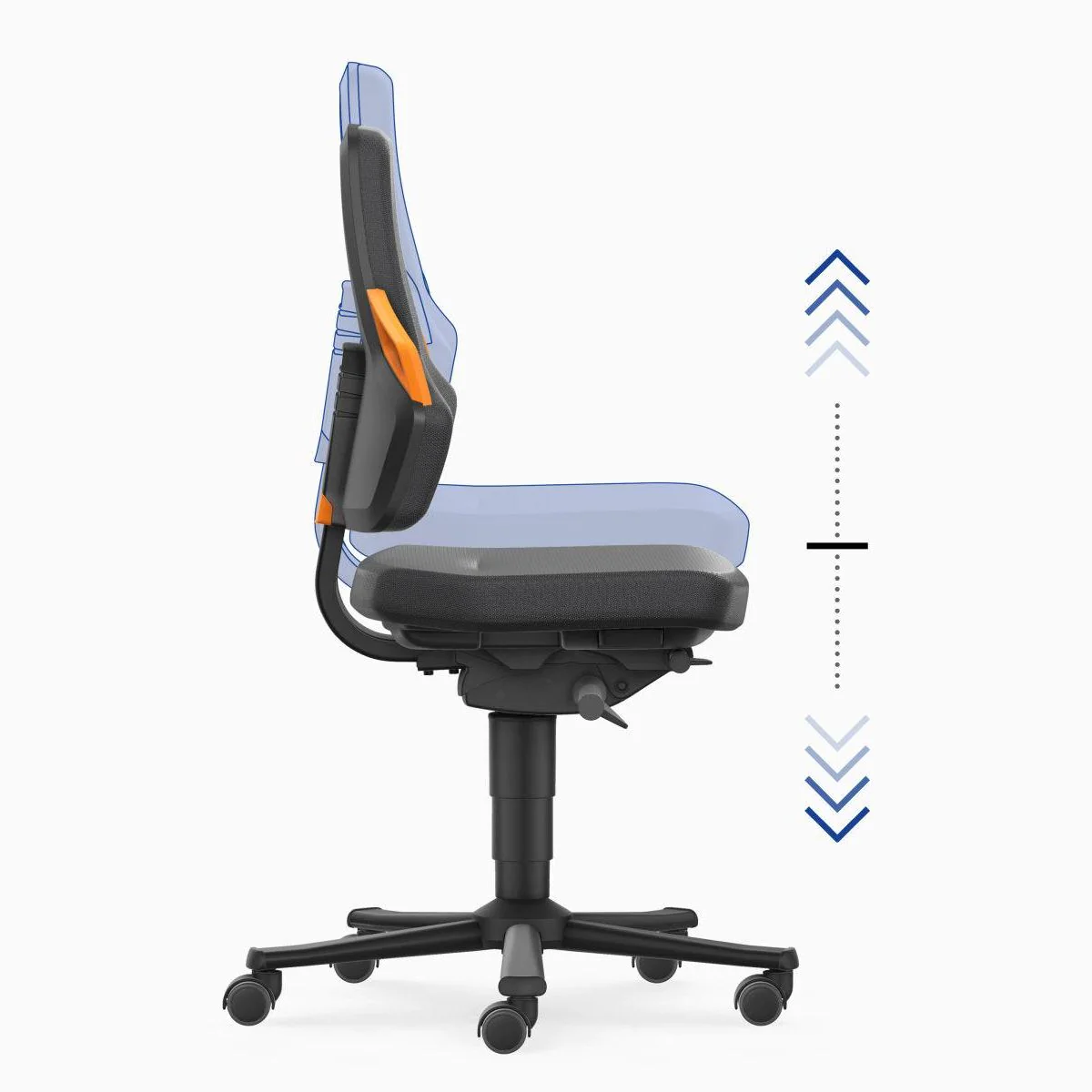 Arbeitsstuhl Nexxit ESD von bimos - Produktbild 8 von 9
