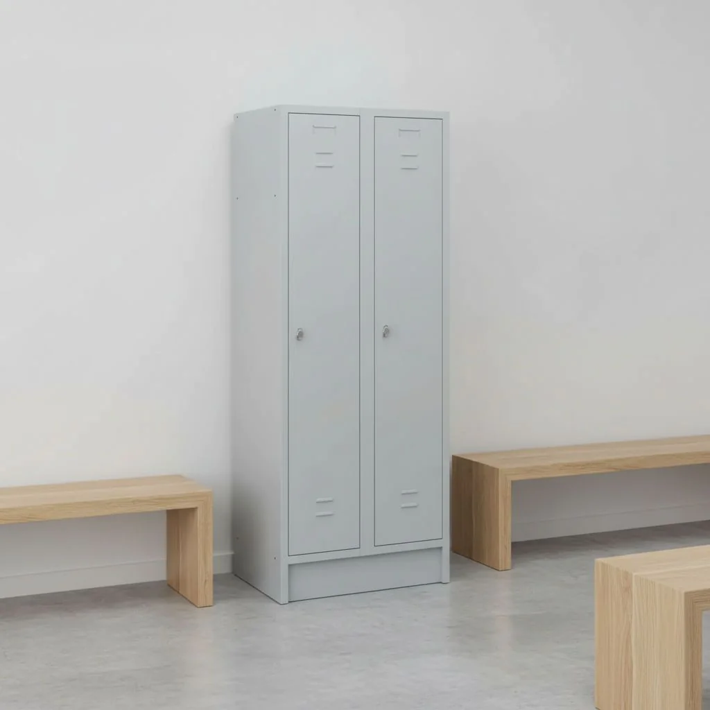 Reihenspind ST 80 cm 2-türig 2S Sockel K:7035 T:7035 DR - CEH-1101225100