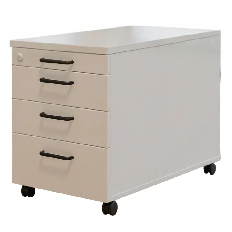 Rollcontainer E10 3S 80 cm - NST-ES-PEDESTAL-MOB-3D-PB-80