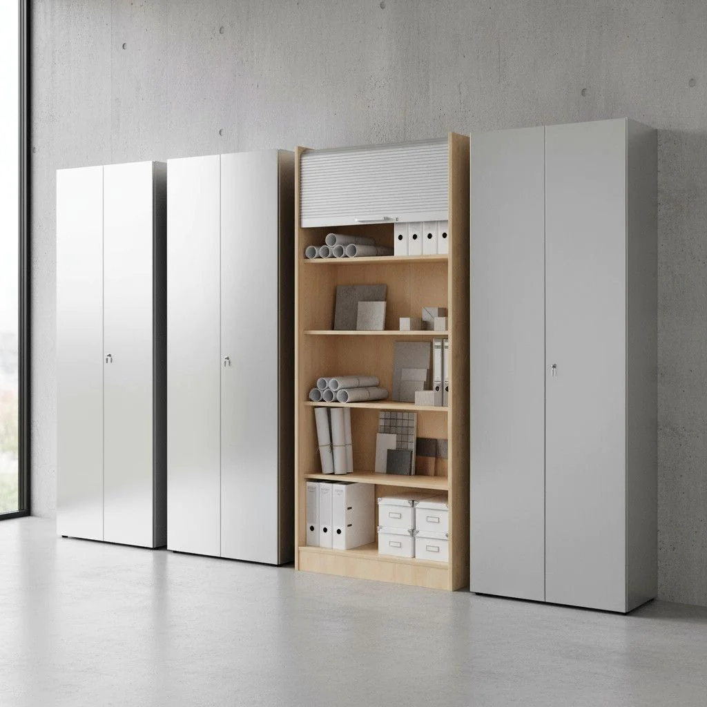 Rollladenschrank 90 Solid 5 OH von Hammerbacher - Produktbild 3 von 13