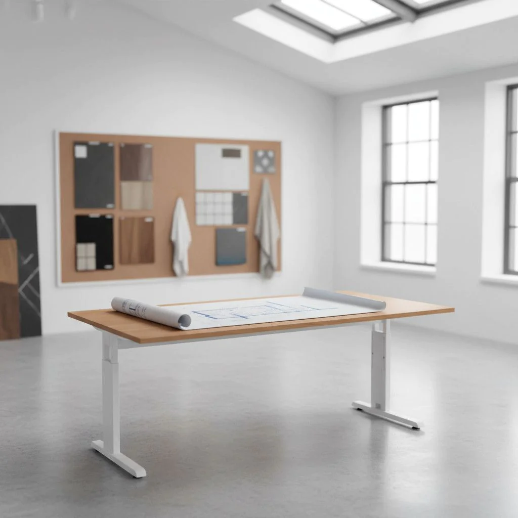Schreibtisch O 200 x 100 cm von Hammerbacher - Produktbild 2 von 3