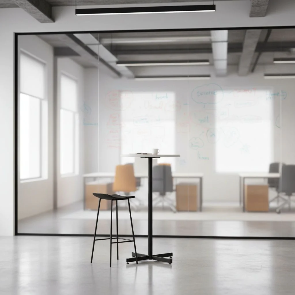 Tisch Cruzo Rund - 110 cm hoch von Nowy Styl - Produktbild 4 von 5