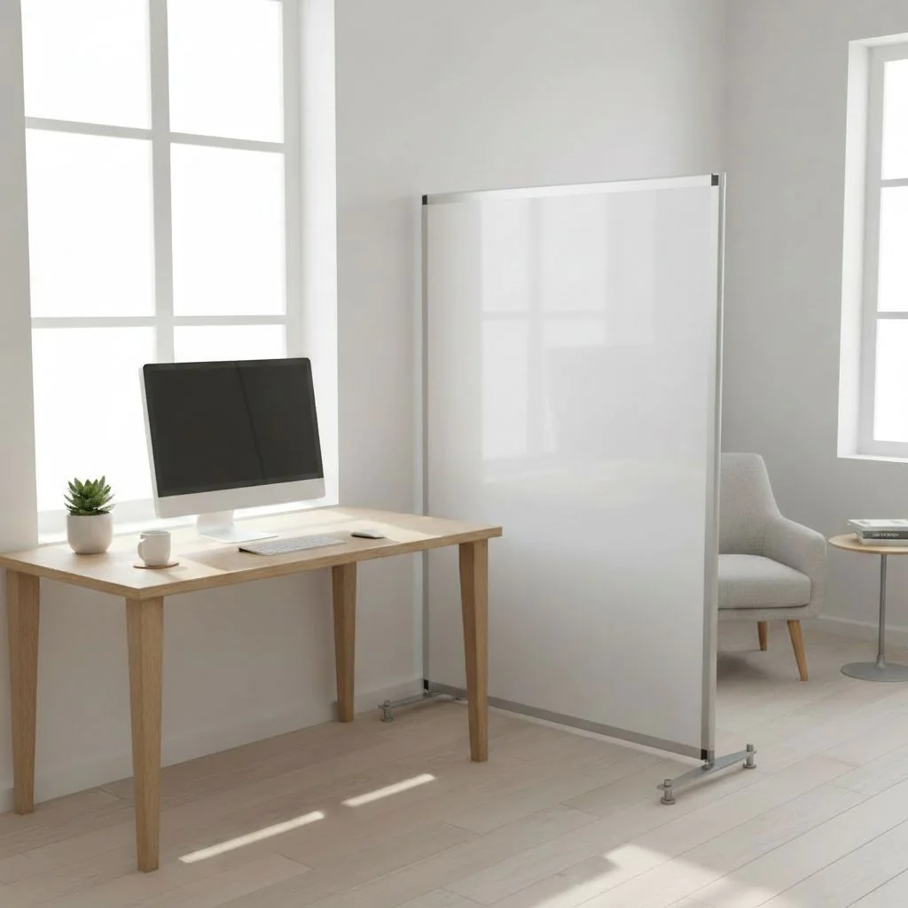 Whiteboard-Stellwand 2-2 Rey von BME basic - Produktbild 2 von 5