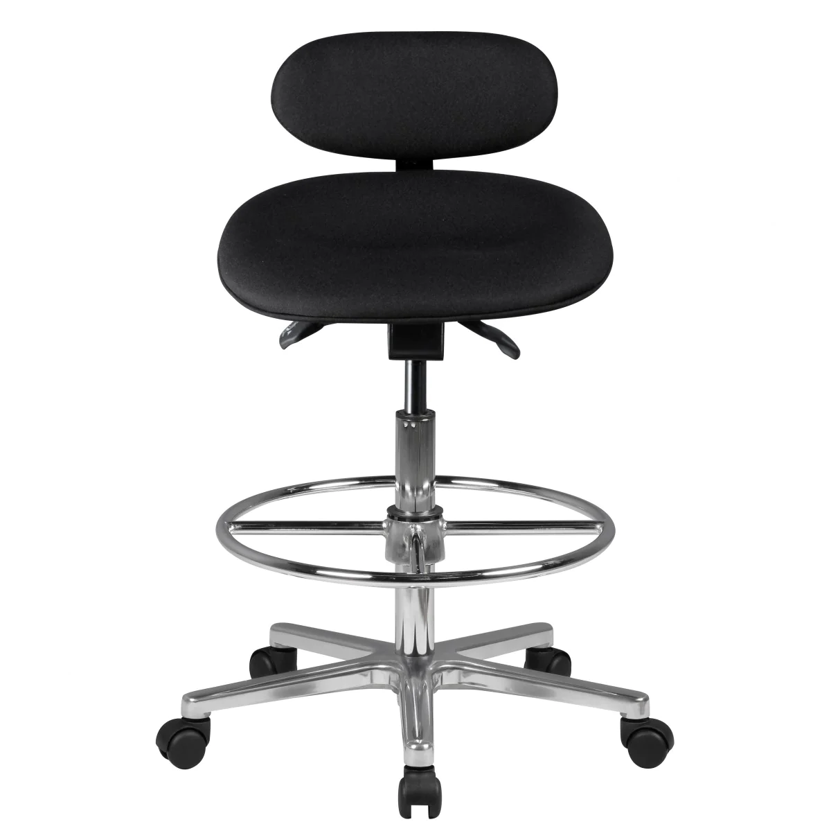 Skyport Arbeitshocker Louis in Schwarz
