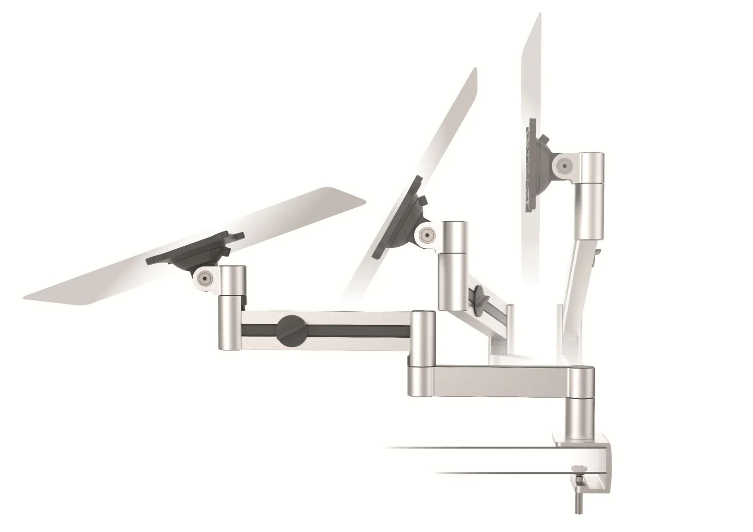 Durable Monitor-Halterung PRO mit Arm Tischklemme am Arbeitsplatz