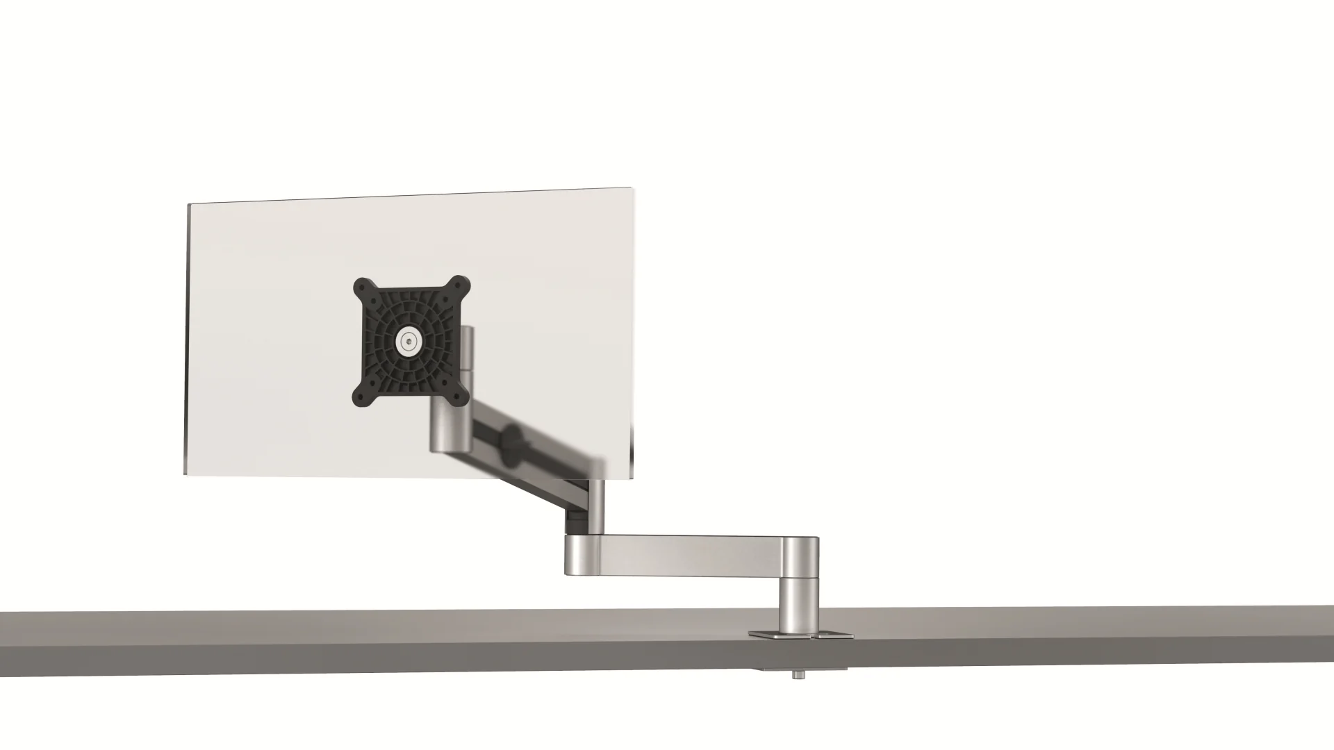 Durable Monitor-Halterung PRO mit Arm Tischdurchführung am Arbeitsplatz