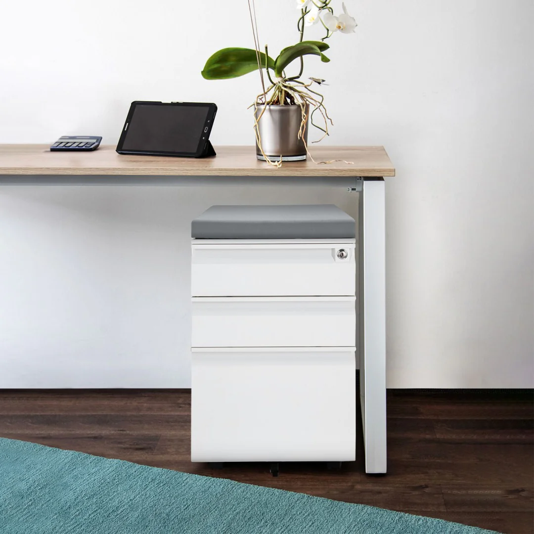 COLOR OS Metall Rollcontainer mit magnetischem Sitzkissen