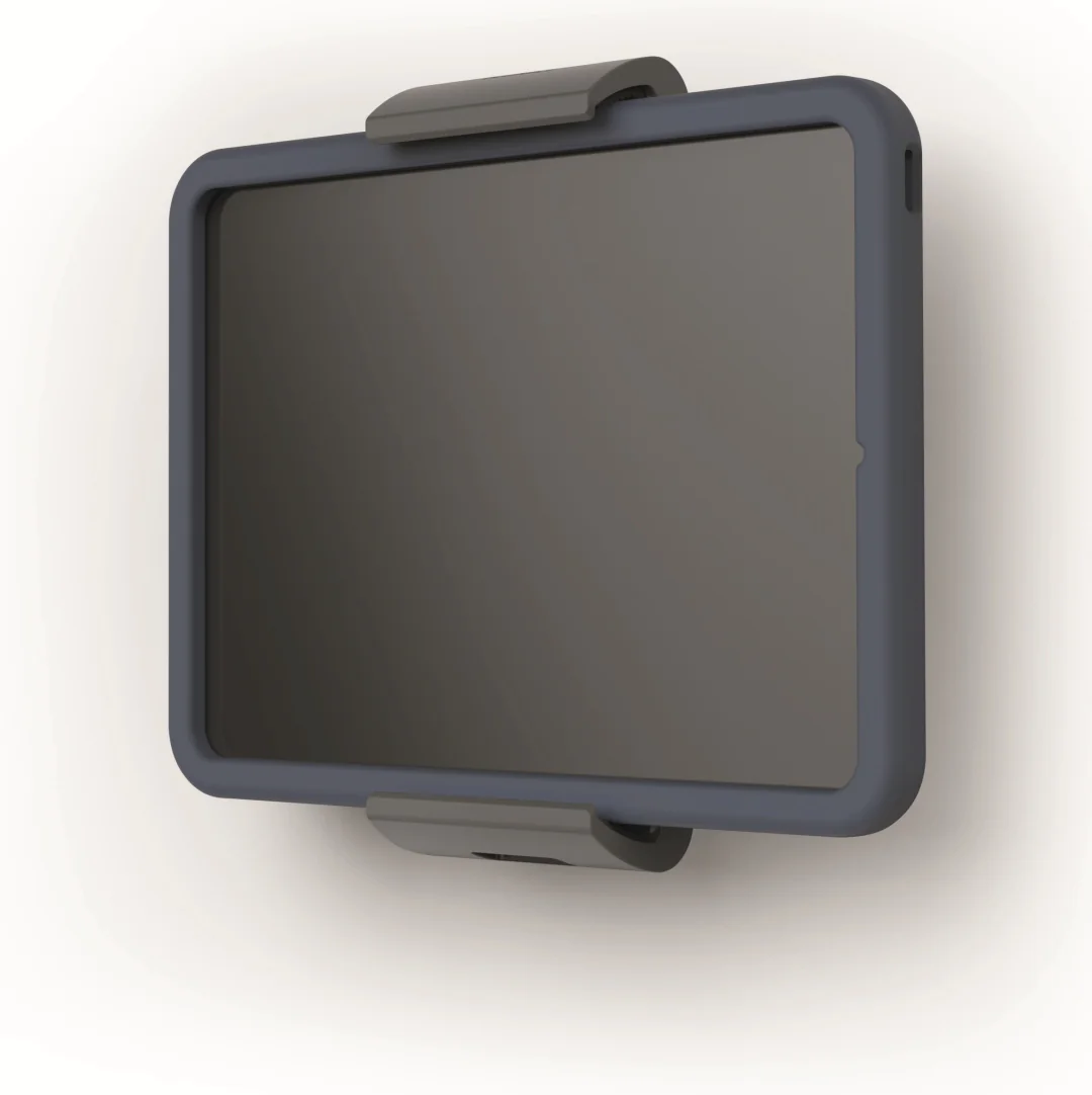 Durable WALL XL Tablet-Wandhalterung mit eingesetztem Tablet