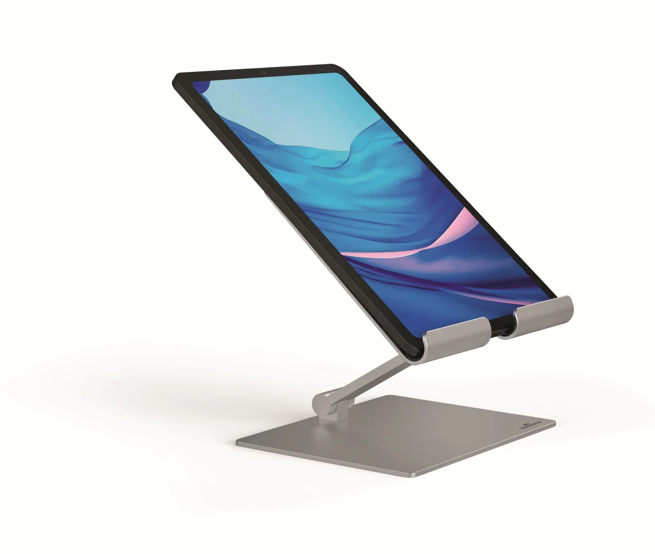 Durable RISE Tablet-Ständer mit eingesetztem Tablet