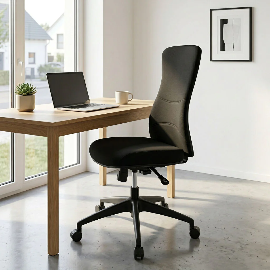 Ergonomischer Bürostuhl OFFICE XT Stoff in Schwarz
