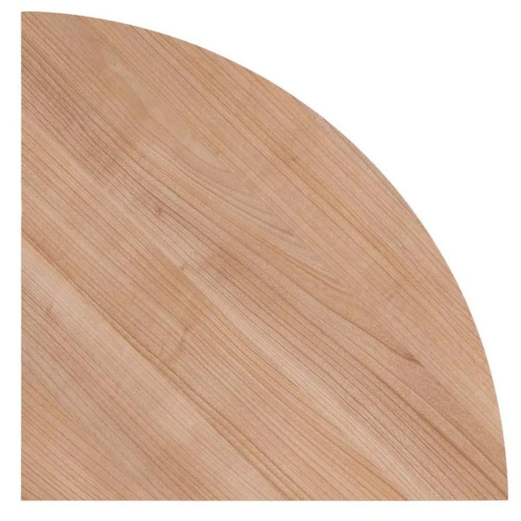 Hammerbacher Tischplatte K Viertelkreis 80 x 80 cm