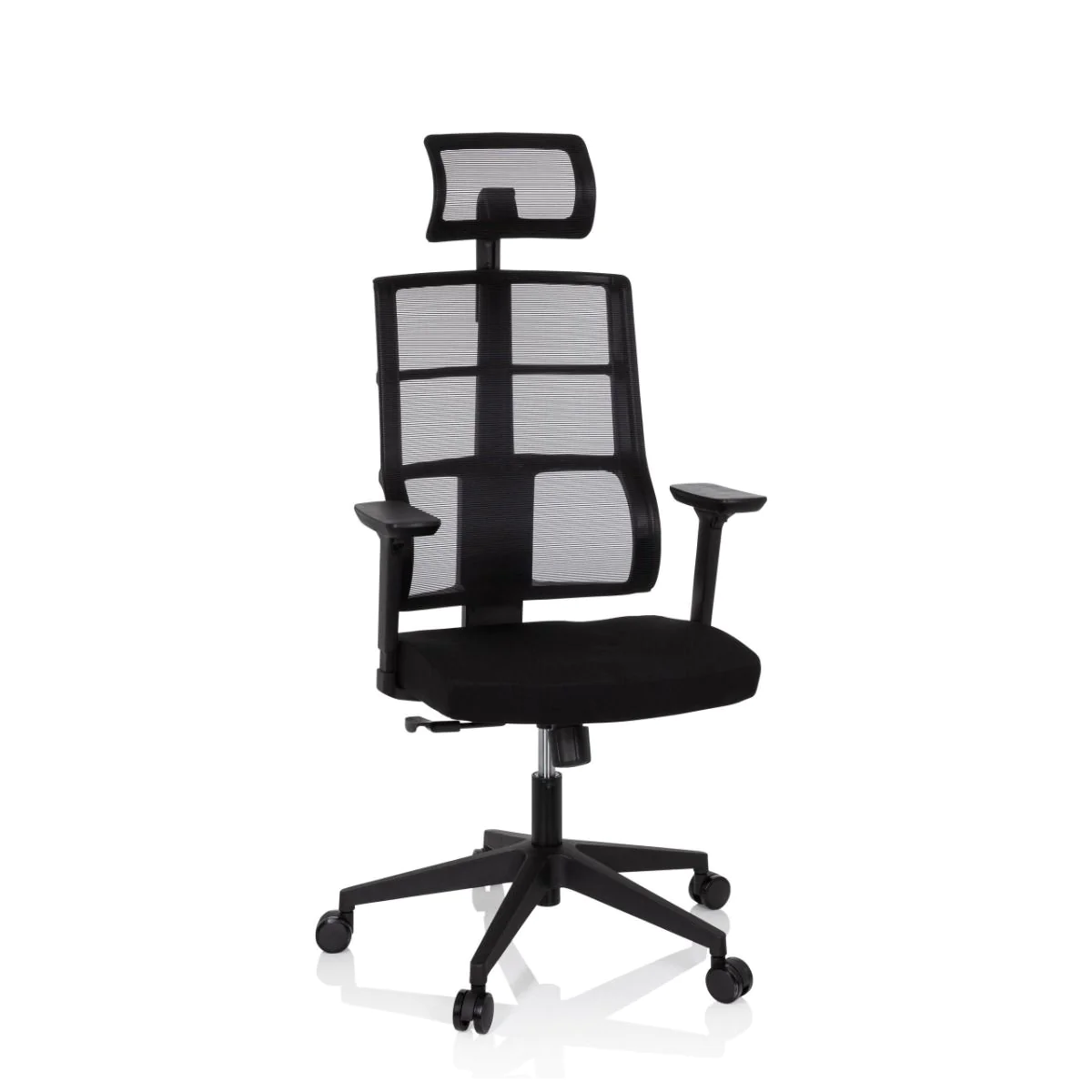 Bürostuhl Drehstuhl SPINIO PRO Netzstoff Stoff schwarz von HJH - Produktbild 3 von 7
