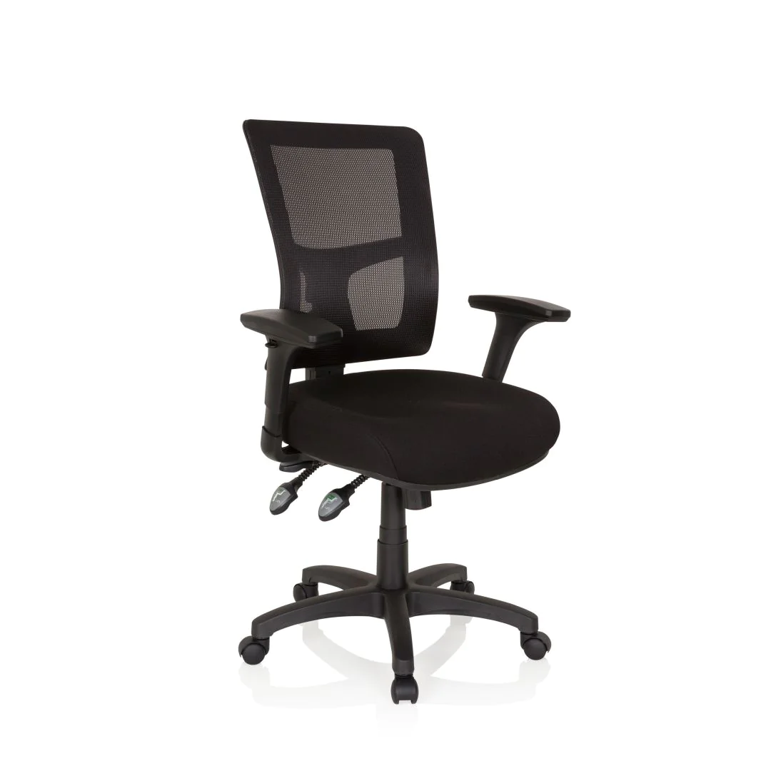 Bürostuhl Drehstuhl IMPACT PRO Stoff schwarz von HJH - Produktbild 5 von 14
