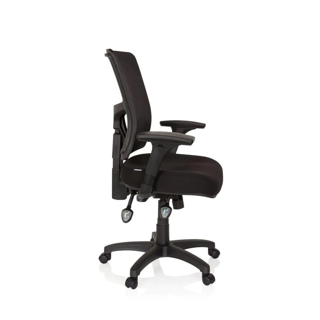 Bürostuhl Drehstuhl IMPACT PRO Stoff schwarz von HJH - Produktbild 7 von 14